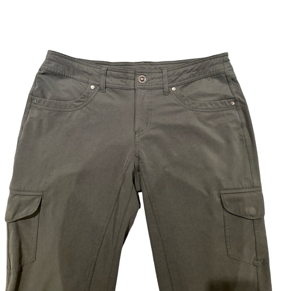 Kuhl Freeflex Cargo Hiking Roll Up | Medium Grey Casual Pants | Size 8 Regular - Picture 4 of 9
